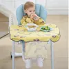 636M BIB Baby Dining Chair Tray Leakproof Posiłek Dziecięce Niezależne karmienie Mata Bezjlete siedzenie Burp Zburanie 240115