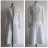 Steins Gate Okabe Rintarou Cosplay 의상의 의상 Long Coat White Jacket Costume2374