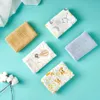 Elinfant Bamboo Cotton Muslin Bib Burp Cloth 5pcs Gift Set 100 6060cm 2 Layers Baby Scarf Handkerchief y240115