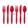 Disposable Dinnerware Wedding party Red Party Disposable party cutlery cups tablecloths plates Anniversary birthday party decorations adult pvaiduryd