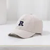 Cappellini per bambini Cappelli per bambini Lettera R di alta qualità Cappellino parasole regolabile per bambini Protezione solare per ragazze per ragazzi Moda semplice Baseball per bambini