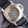 PAM01108 AAAA 4A qualité V7 usine hommes montres 47mm verre saphir automatique mécanique Haiou 2555 mouvement Jason007 montre 02