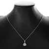 TBCYD 1CT D Color Pendant Necklace For Women GRA Certified S925 Silver Wedding Engagement Neck Chain Jewelry Gifts 240115