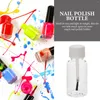 Storage Bottles 8Pcs Brush Design Empty Nail Polish Refillable Dispensers With