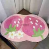 Tappeti Carino Fragola Floccaggio Tappetino da bagno Rosa Dolce Ragazze Decorazioni per la casa Tappeto Camera da letto Comodino Tappeto antiscivolo Corridoio Porta d'ingresso Matsvaiduryd