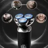 Electric Shaver Electric Razor Hair Cutting Shaving Machine For Men Clipper Beard Trimmer Rotary Shaver With LCD Display YouPin240115
