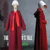 The Handmaids Tale Offred Red Dress Cloak Cosplay Costume310U