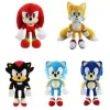 Super Sonic Hedgehog Tarsnack Plush Toy 30cm fylld plysch Figur Doll Birthday Holiday Presents for Fans Kids