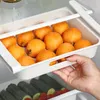 Tallrikar 2st kök kylskåp ägg förvaringslåda hållare container fodral snygg utrymme sparande arrangör