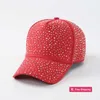 Designer Ball Caps New 5-piece starry studded diamond fashionable baseball stylish sun shading versatile duckbill hat O2CX