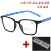 Óculos de leitura retângulo hipermetropia presbiopia óculos unissex vidro 1 0 1 5 2 0 2 5 3 0 3 5 4 0 com box269s