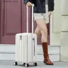 Suitcases Best Spinner Luggage Suitcase PC Trolley Case Travel Bag Rolling Wheel Carry-On Boarding Men Women Luggage Trip Journey H80002 Q240115