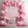 Dekoracja imprezy 200pcs 5 cali różowe urodziny dekoracje ślubne balony lateksowe balon świąteczny baby shower