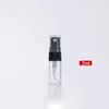 保管ボトル10pcs/setマルチサイズ透明な空の香水サンプルポータブル補充可能なガラススプレーポンプ