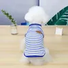 Dog Apparel Summer Vest Puppy Spring Clothes For Small Breeds Doggy Pomeranian Chihuahua Ropa Perro Pet Shirt Striped T-shirt Costume