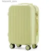 Suitcases Small Fresh Suitcase 20 22 26 inch Trolley Case Light Password 24 Inch Travel Boarding Case Universal Wheel Password Luggage Q240115