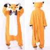 Mr Fox Cosplay Costumes Onesie Pyjamas Kigurumi Jumpsuit Hoodies vuxna Romper för Halloween Mardi Gras Carnival1977