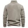 BOLUBAO Sudadera con capucha informal para exteriores para hombre de algodón cálido cuello con cremallera diseño de alta calidad para hombres 240115