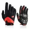 FIRELION Al aire libre Dedo completo Gel Pantalla táctil Guantes de ciclismo Off Road Dirt Mountain Bike Bicicleta DH Downhill Motocross Guante 240112