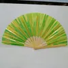 PVC Tai Chi Fan 33cm Large Loud Bamboo Fan Kung Fu Folding Fan Craft Gifts Stage Performance Dance Party Pography Props Fan 240113