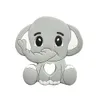 5/10pcs Silicone Teethers Beads elephant Animal Food Grade Silicone Teething Toys DIY Pacifier Chain Accessories Baby Gifts 240115