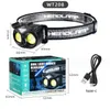 Owl Cob Headlamp Type-c Rechargeable Headlight Portable Rotating Hunting Lights Usb Magnet Led Head Flashlight Fishing Head Lamp