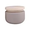 Pots cosmétiques pratiques rechargeables de pot de crème de bouteilles de stockage pour la poudre de beurre de corps