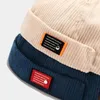 Berretti Cappello a cuffia vintage Primavera Autunno Quattro stagioni Padrone di casa Uomo Donna Hip Hop Streetwear Berretto in velluto a coste senza tesa stile giapponese