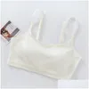 BHs ohne Draht Unterwäsche für Frauen Trace mit Brustpolster Dünnes Anti-Rutsch-Tanktop Cup Neckholder All-in-One Wrap Chest Mti-Color Drop Deliver Oteps