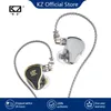 Earphones KZ ZAS 16 Units Earphones 7BA+1DD Dynamic hybrid Earbuds HiFi Bass Sport Headset Noise Cancelling in Ear Monitors