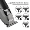 VGR Hair Clipper Oil Head Engraving Electric Clippers LCD Digital Display Household Professional Electrical Appliances V070 240115