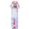 Costume de licorne étoile, pyjama pour femmes, combinaison Kigurumi, à capuche, Costumes d'halloween pour adultes, 244p