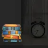 Night Lights Stacked Books Lamp Decorative Table Light Bedside Glass Bedroom Desk Reading