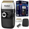 Электробритва Kemei Powerful Barber Pro, электробритва для мужчин, электрическая бритва для волос, бороды, бритвенный станок для лысой головы, финишная обработка, выцветает