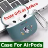 For Airpods Pro 2 Airoha Chip Lanyard Case Incase Anti-Lost Strap Apple Airpods Pro 3 2 1 AirPods Cover Charging Case battery Tee