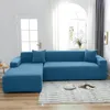 Jacquard Elastyczne sofy do salonu rozciągające się polarna fotela Składka na okładka L meble meble w kształcie litery L 240115
