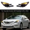 Dla Hyundai Sonata Reflight LED Montaż 11-16 Lampa przednia DRL Daytime Runging Light Dynamic Streamer Signal Sygnał Auto części auto