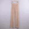 Pantalon Long ajouré en Crochet fait à la main pour femmes, mode féminine, Sexy, à lacets, taille élastique, maillot de bain de plage, livraison gratuite