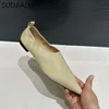 Suojialun outono feminino sapatos de salto plano moda dedo do pé apontado deslizamento em sapatos mocassins senhoras elegante vestido ao ar livre casual bailarinas s 240115