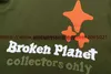 男性のパーカースウェットシャツ無限の現実壊れた惑星パーカー