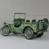 KDW Modellauto aus Metalldruckguss im Maßstab 1:18, Spielzeug-Militär-Taktikfahrzeug Willys, Miniatur-Nachbildung zum Sammeln, 240115