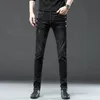 Brand Arrivals Jeans Men Cotton Casual Male Denim Pants Straight Stretch Slim Fit Grey Skinny Mens Trousers 240113