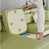 Coprisedie Elastico Estate Seta del ghiaccio Divano a forma di L 1/2/3/4 posti Copridivano Elastico Fodera Futon Protector Lazy Boy