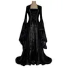 Gothic Medieval Kleid Cosplay Karneval Halloween Kostüm für Frauen Retro Vestidos Gericht Lange Robe Edle Prinzessin Party299H