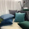 Pillow Velvet Covered With 60x60 Cm Super Soft Used For Sofa Throwing Shining Decoration Living Room