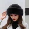 Berets Dome Style Hat For Women Fashionable Solid Color Winter Thicken Warm Soft Plush Stay Cozy Weather