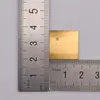 Breloques 18mm 10 pièces en cuivre carré équilatéral plan graphique pendentif bracelet à bricoler soi-même collier résultats de bijoux accessoires fabrication