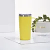 Double vacuum stainless steel mug with handle car portable thermos cup