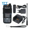 トーキーTZT HAMGEEK HGA37 70900MHz Walkie Talkie Handheld Transceiver Am FM UHF VHF Radio W/ Color LCD
