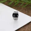 Bague Vintage en Zircon noir pour femmes, cadeau à la mode, Collection de bagues pour le jour commémoratif, 2024